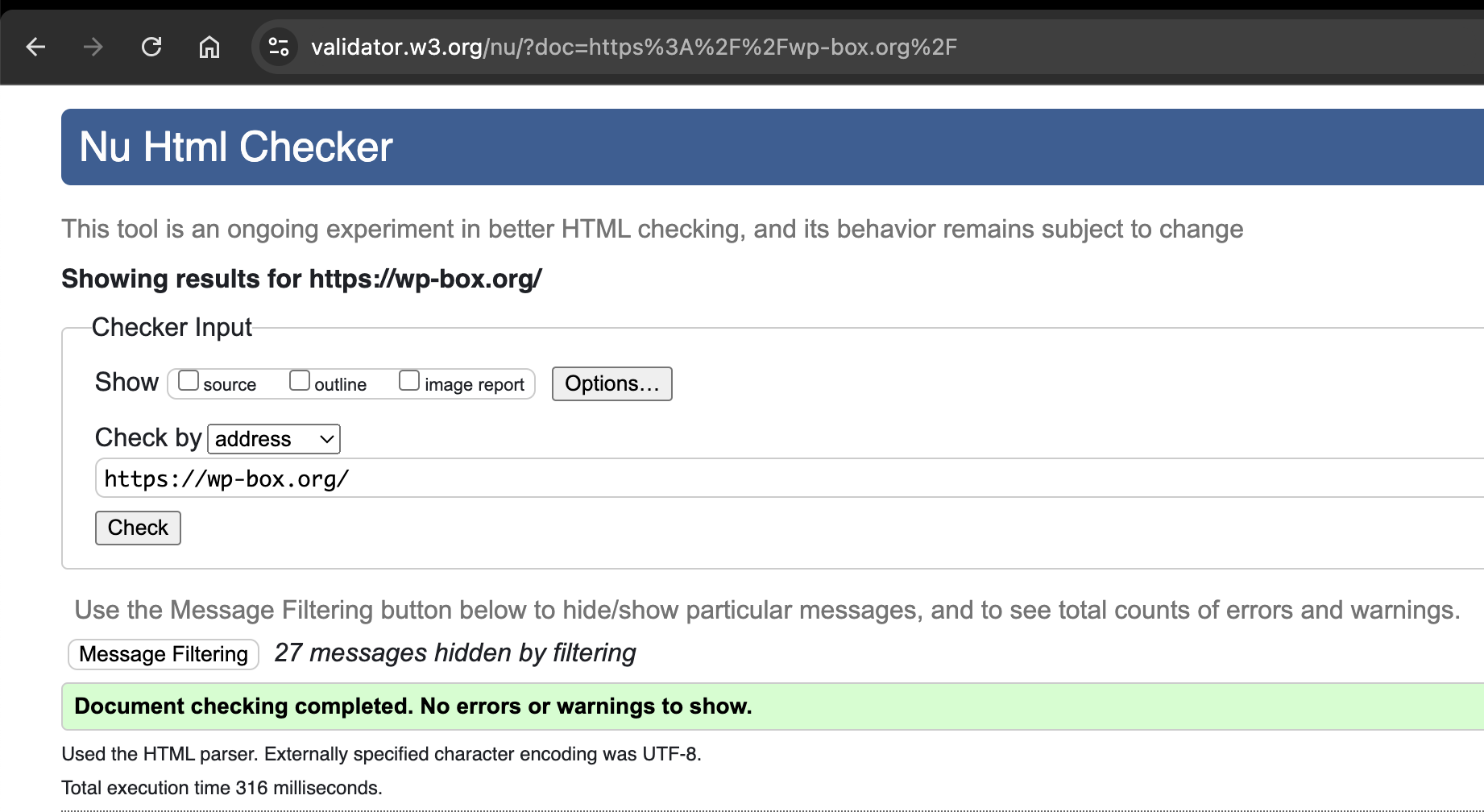 W3C Fixed HTML Markup
